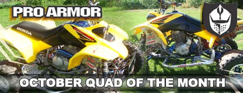 October Quad of the Month ATV Header 