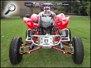 TRX450R ATV Red 