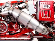 250R Red Engine Detail