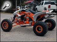 Orange Crush Custom ATV 