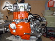 450R Orange Crush Engine