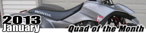 Quad of the Month - January 2013 - Brandon Kranz's Honda 400EX Sport ATV