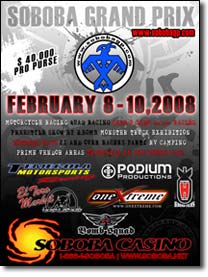 February Soboba Grand Prix ATV Racing Banner