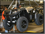 Suzuki King Quad 450 4x4 ATV being built in factory