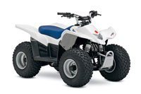 White LT-Z250 ATV