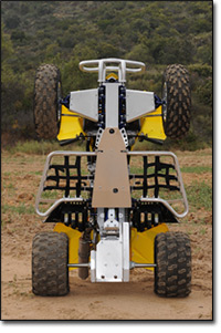 2009 Z400 ATV Skid Plates