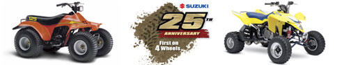 America Suzuki ATV Anniversary Logo
