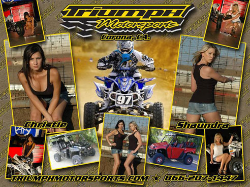 Triumph Motorsports Holiday Season Poster
