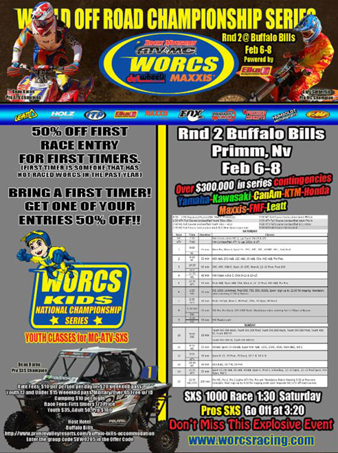 WORCS Racing Buffalo Bills Flyer