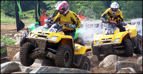 Can-Am's Clifton Beasley claims the $500 ATVriders.com Rock'n'Roll Award 
