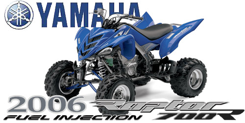 2006 Yamaha Raptor  700 Fuel Injection Sport ATV