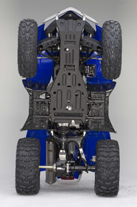 2006 Yamaha wolverine 450 on-command 4x4 ATV under belly