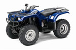 Blue 2007 Grizzly 350 Auto. 4x4 ATV