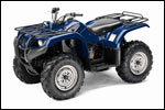 Blue 2007 Yamaha Grizzly 350 IRS Auto. 4x4 ATV 