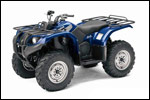 Blue 2007 Yamaha Grizzly 450 Auto. 4x4 ATV 