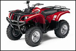 Red 2007 Yamaha Grizzly 660 Auto. 4x4 Utility ATV
