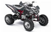 Black Yamaha Raptor 700R ATV