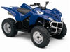 Blue Yamaha Wolverine 450 4x4 Sport Utility ATV