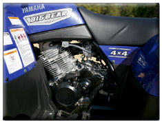 2007 Yamaha Big Bear 400 IRS 4x4 386cc SOHC air cooled engine