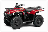 2008 Yamaha Red Big Bear 400 IRS 4x4 Utility ATV 