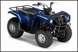 2008 Blue Yamaha Grizzly 125 Auto. Utility ATV 