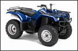 Blue 2008 Yamaha Grizzly 350 Auto. 4x4 Utility ATV 