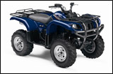 Blue 2008 Yamaha Grizzly 660 4x4 IRS Utility ATV