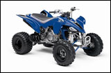 Blue Yamaha YFZ450 Sport ATV 