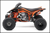 2008 Yamaha Special Edition YFZ450 ATV Orange