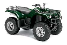 Green 2008 Grizzly 350 Automatic Utility ATV