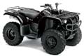 Black Yamaha Grizzly 350 Auto. 4x4 Utility ATV 