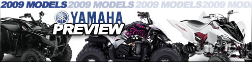 Yamaha 2009 ATV UTV Model Preview