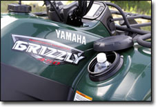 Yamaha Grizzly 450 atv storage compartment