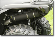 Grizzly 550 FI ATV Black SS Exhaust