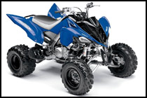 Blue 2009 Yamaha Raptor 700R Sport ATV 