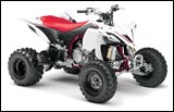 Red Yamaha YFZ450R Sport ATV 