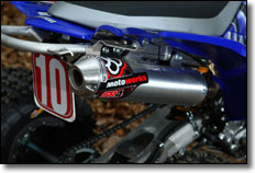 Jarrod McClure's 2009 Yamaha YFZ450 ATV Motoworks Exhaust