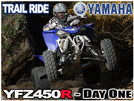 2009 Yamaha YFZ450R ATV Trail Ride Review - Day One 