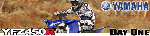 2009 Yamaha YFZ450R ATV Trail Ride Review 
