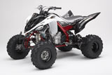 2010 Red Black White Raptor ATV