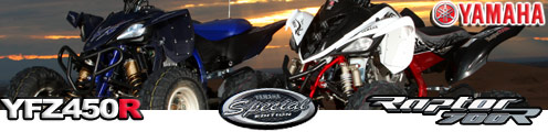 2010 Yamaha YFZ450R SE & Raptor 700R SE ATV Unveiled