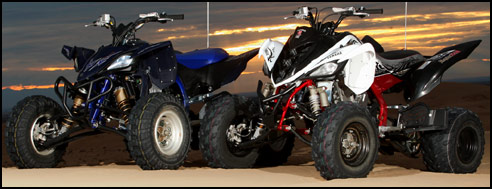 2010 Yamaha YFZ450R SE & Raptor 700R SE ATV