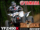 2010 Yamaha YFZ450X ATV Cross Country Test Ride Review