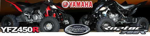 2011 Yamaha YFZ450R SE & Raptor 700R SE ATV Unveiled
