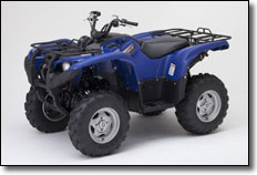 2012 Yamaha Grizzly Utility ATV with Steel Blue plastic