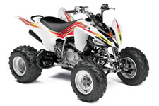 2012 Yamaha Raptor 250 Youth ATV - White Talon Graphics