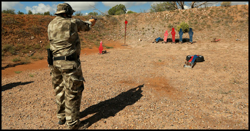Gunsite Training - Ruger SR-556 rifle - SR-9c pistol