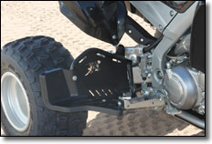 Yamaha Raptor 700R Heel Guards