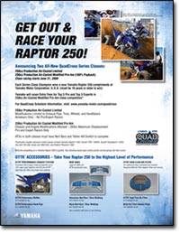 Raptor 250 ATV Race class