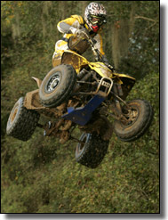 Chris Borich Big Air Suzuki LTR 450 ATV